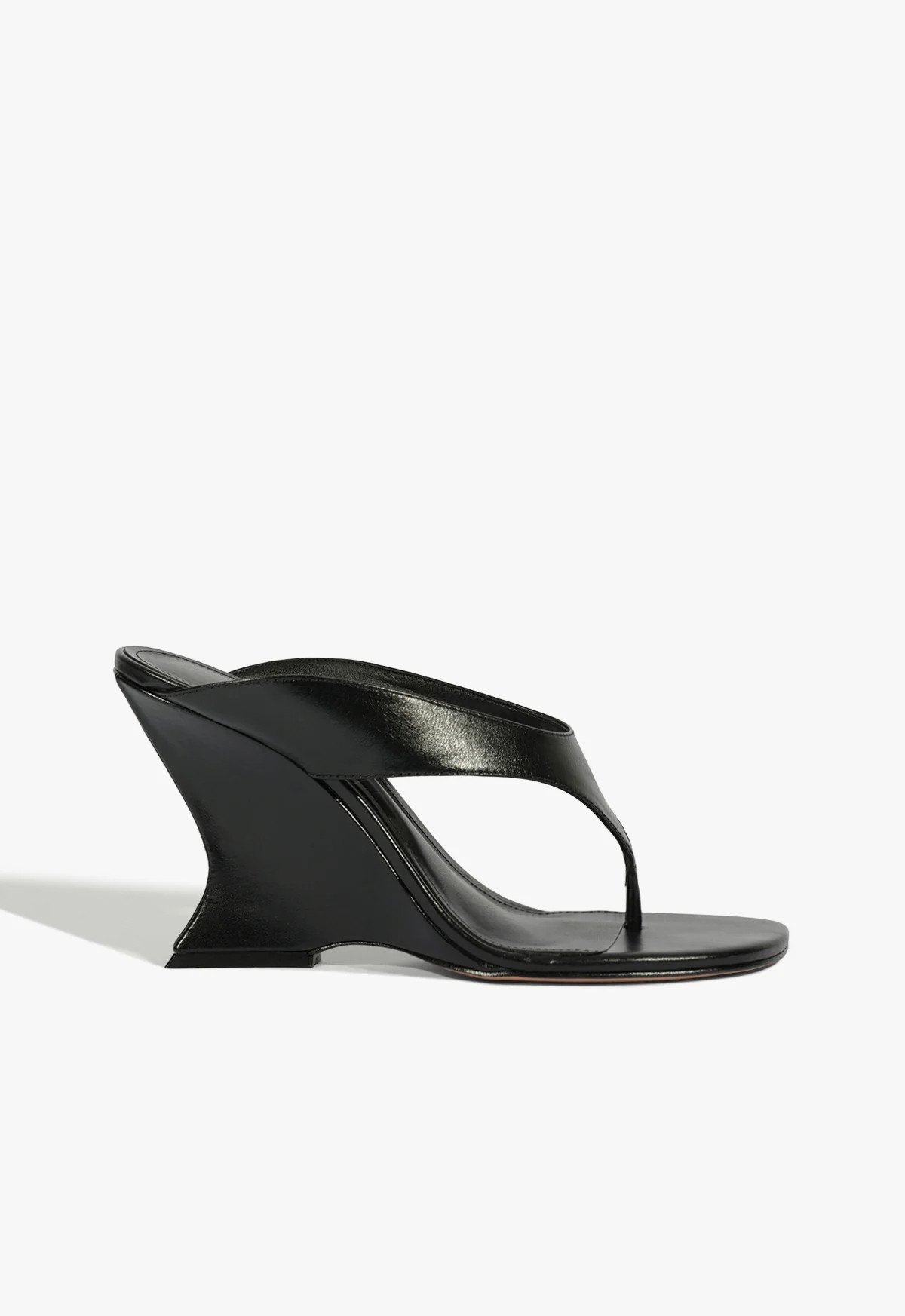 Maya Black High Wedge Sandal | Schutz (US)