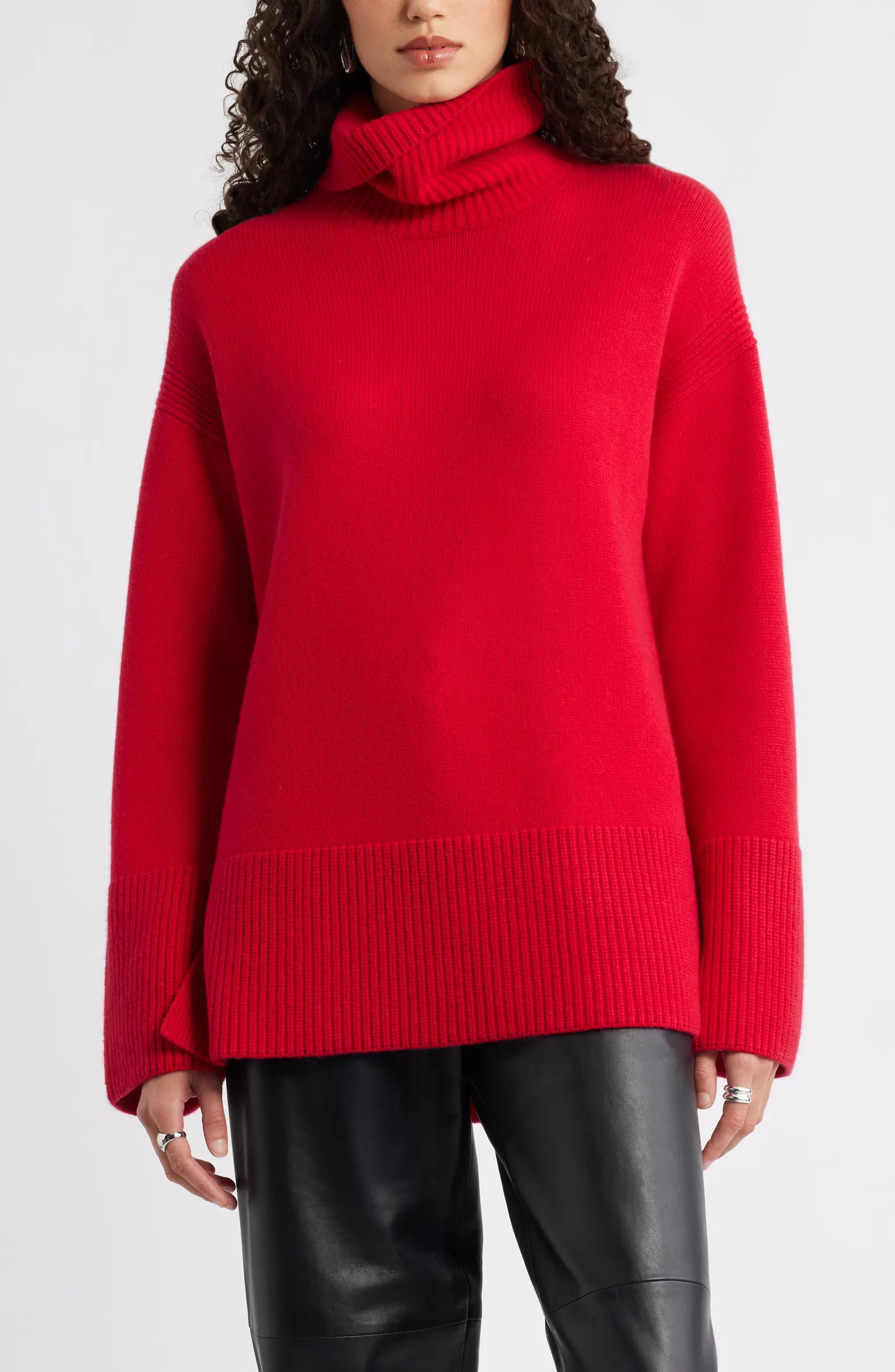 Wool & Cashmere Turtleneck Sweater | Nordstrom