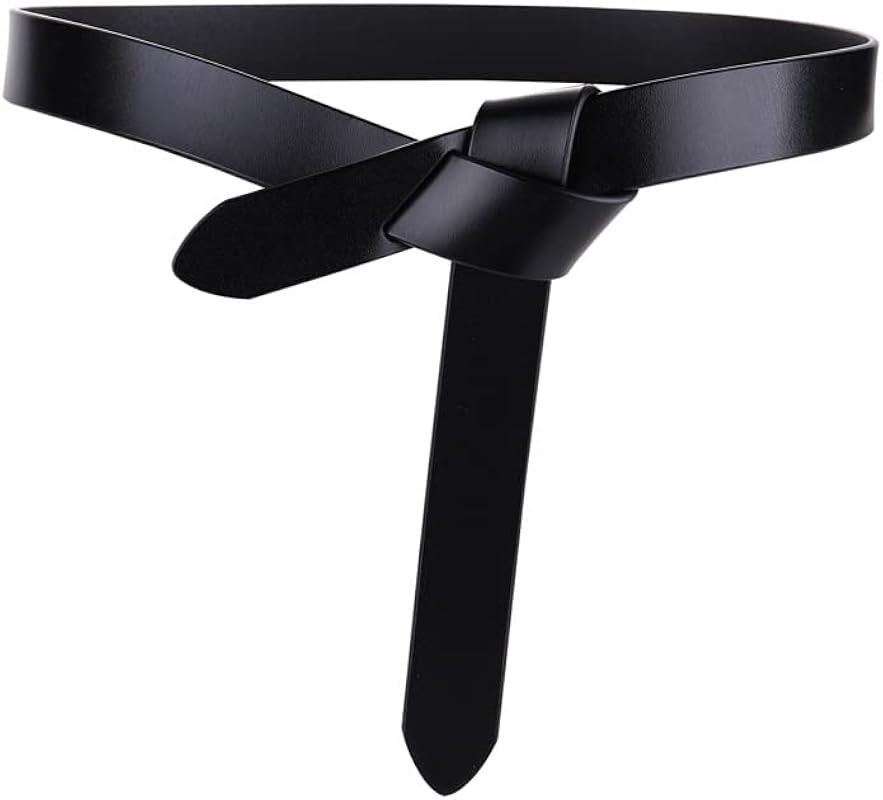 TOEECY Cinturones de Mujer Lazo de Nudo Cuero Genuino Cintura Ajustable Vintage Elástico para Ca... | Amazon (ES)