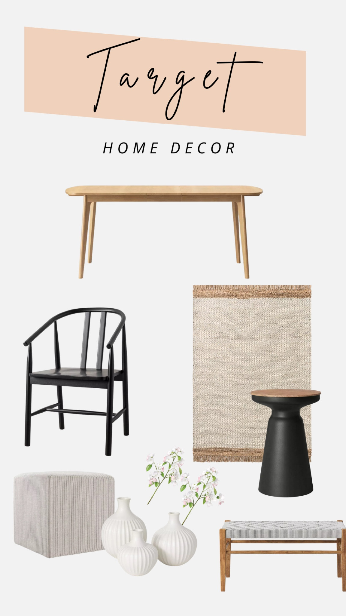 Home Decor

#endtable #diningchair #table, diningtable #pouf #seating #rug #flowers #springstems #vases

#LTKstyletip #LTKsalealert #LTKSeasonal