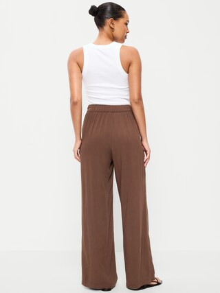 High-Waisted Playa Wide-Leg Pants | Old Navy (US)
