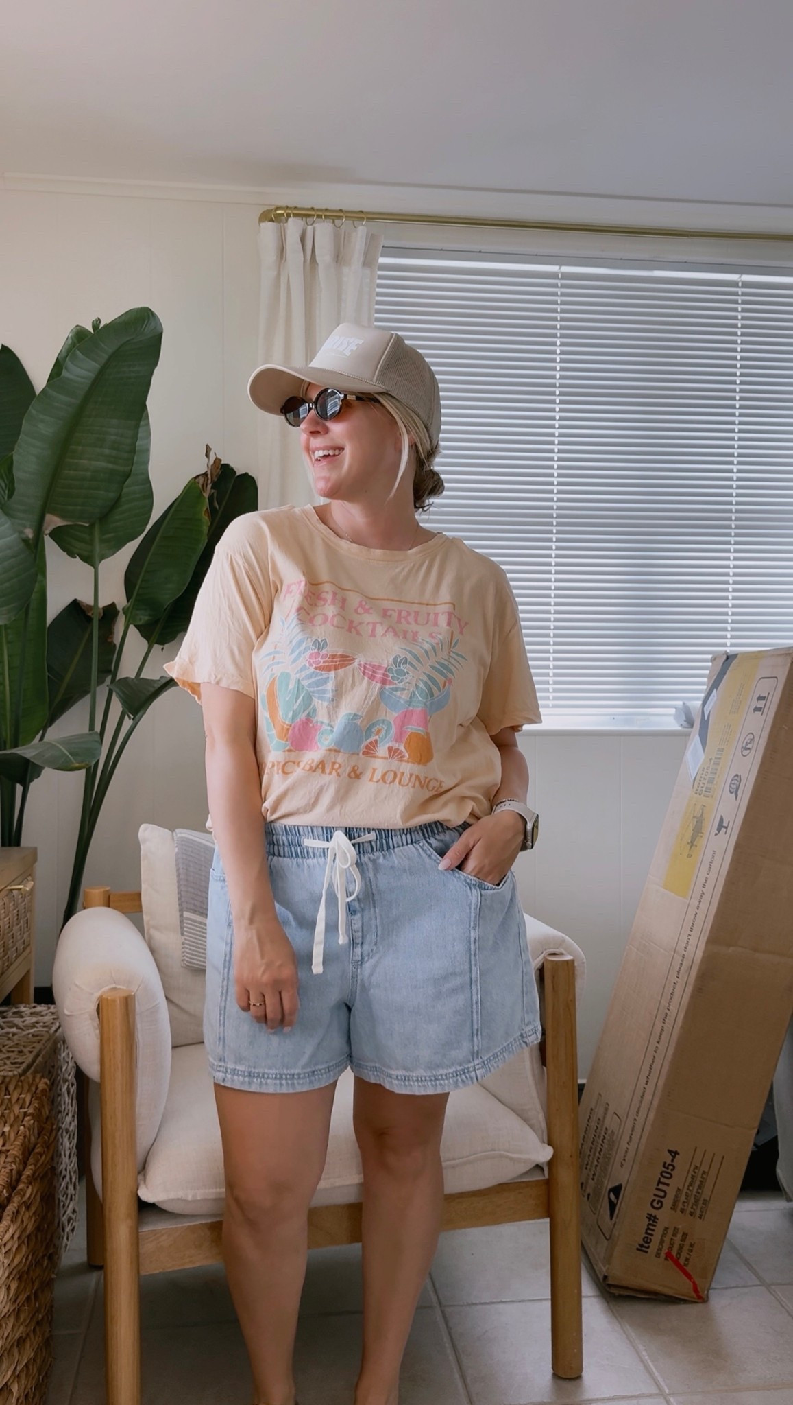 Simple spring break look.

Denim shorts, graphic tee, vacay style, spring break style, 

#LTKootd #LTKMidsize #LTKSeasonal