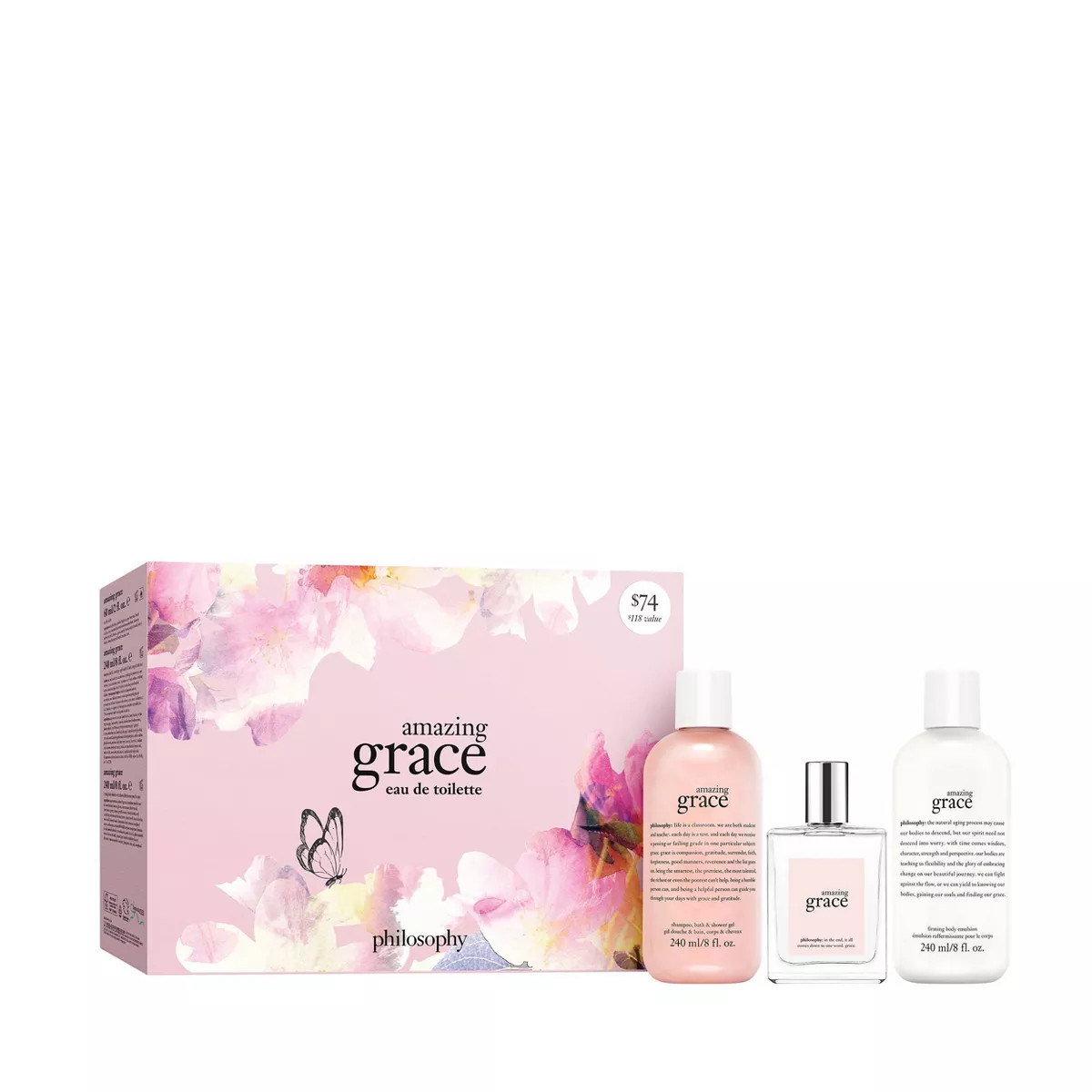 philosophy Women's Amazing Grace Fragrance Eau De Toilette Gift Set - 3pc - Ulta Beauty | Target