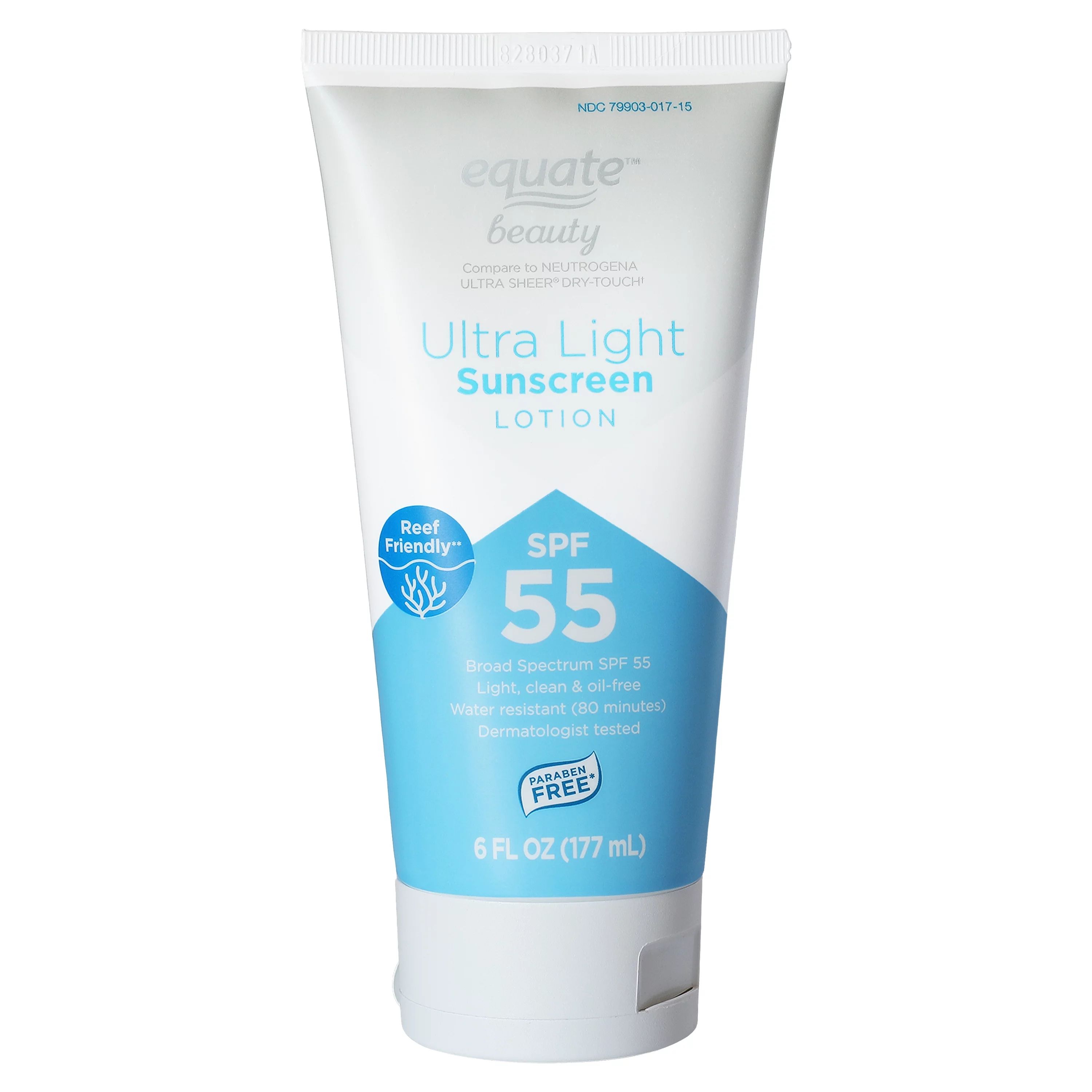 Equate Beauty Ultra Light Sunscreen Lotion, SPF 55, 6 fl oz - Walmart.com | Walmart (US)