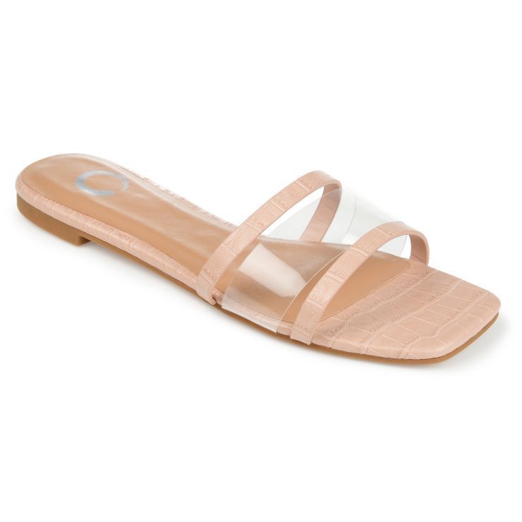 Journee Collection Womens Ramira Slide Flat Sandals | Target