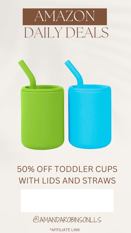 Amazon Daily Deals
Toddler cups with straws and lids

#LTKSaleAlert #LTKKids