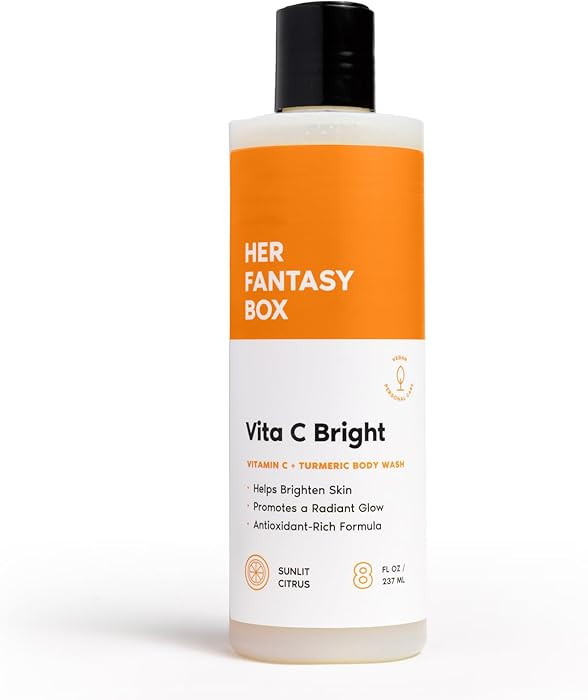 Her Fantasy Box | Vita C Bright Turmeric Body Wash – Antioxidant‐Rich Citrus Cleanser with Vi... | Amazon (US)