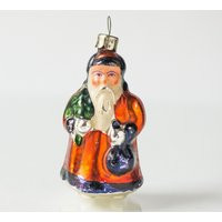 Antique Christmas Santa Ornament, Xmas Tree Glass Ornament Santa, Collectible Saint Nicholas, Home Decor, Gift Claus | Etsy (US)