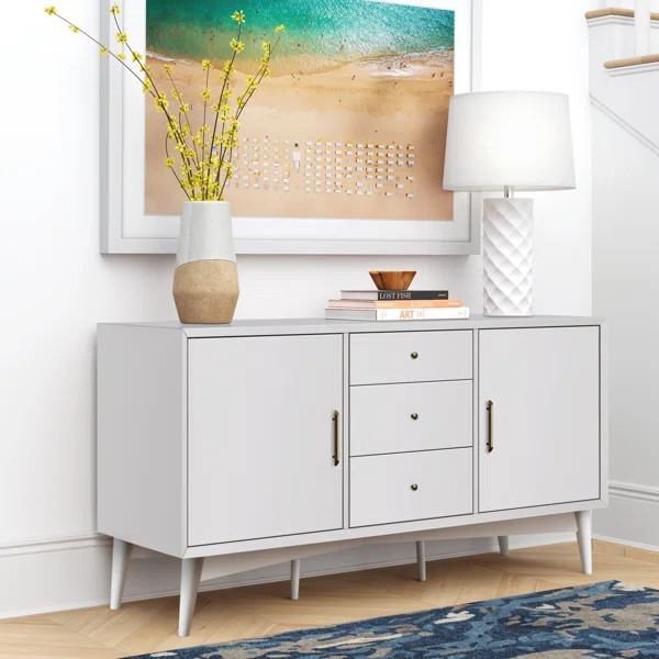 Destiny 57" Wide 3 Drawer Buffet Table | Wayfair North America