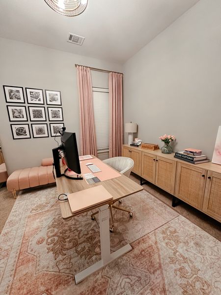 Home office cabinets and new rug. Gold and pink office #wayfair #homeoffice


#LTKhome #LTKsalealert #LTKfindsunder100