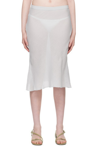 Gray Cala Midi Skirt | SSENSE