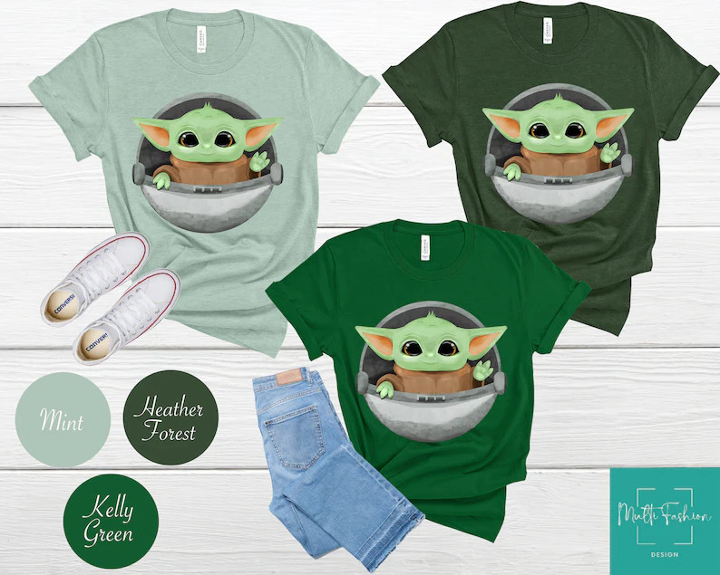 Baby Yoda Disney Shirts,Disneyworld Family Shirts , Disneyland Shirts, Starwars Disney Shirts,Bab... | Etsy (US)