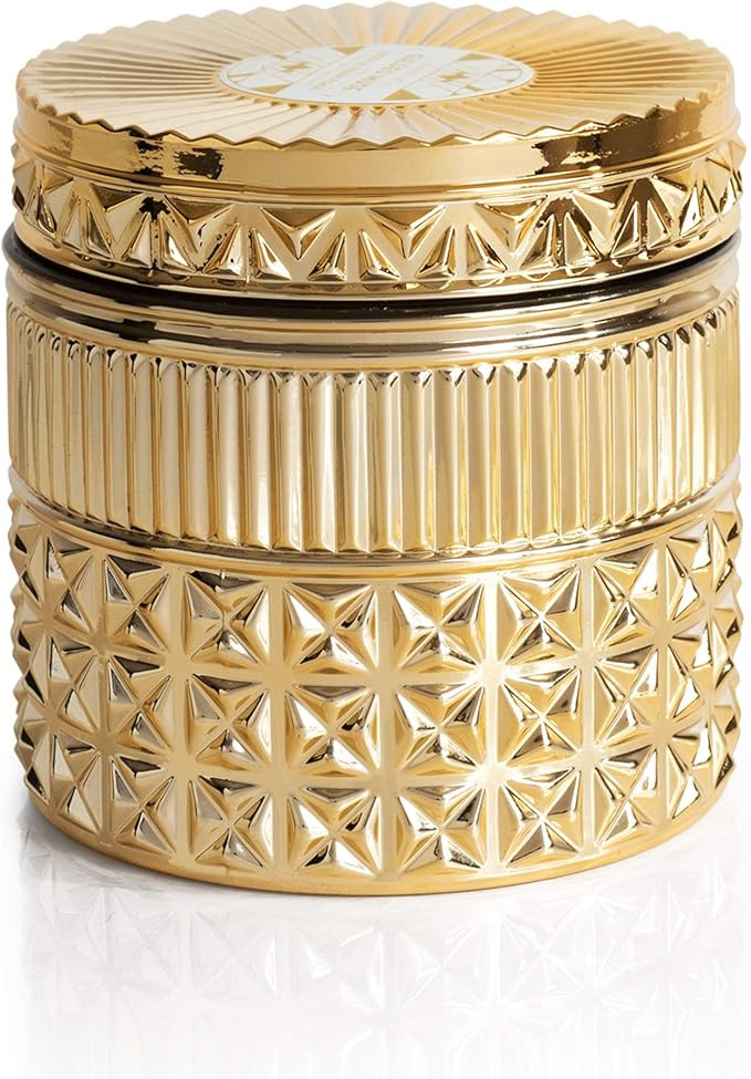 Capri Blue Gilded Muse Faceted Candle - 11 Oz - Exotic Blossom and Basil | Amazon (US)