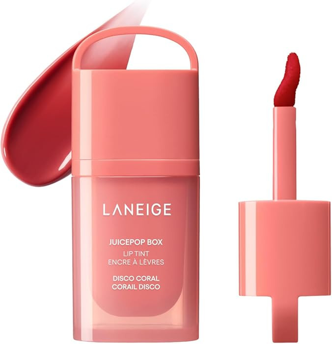 LANEIGE JuicePop Box Lip Tint: 12‑HR Hydrating Lightweight Stain with Buildable Juicy Color & N... | Amazon (US)