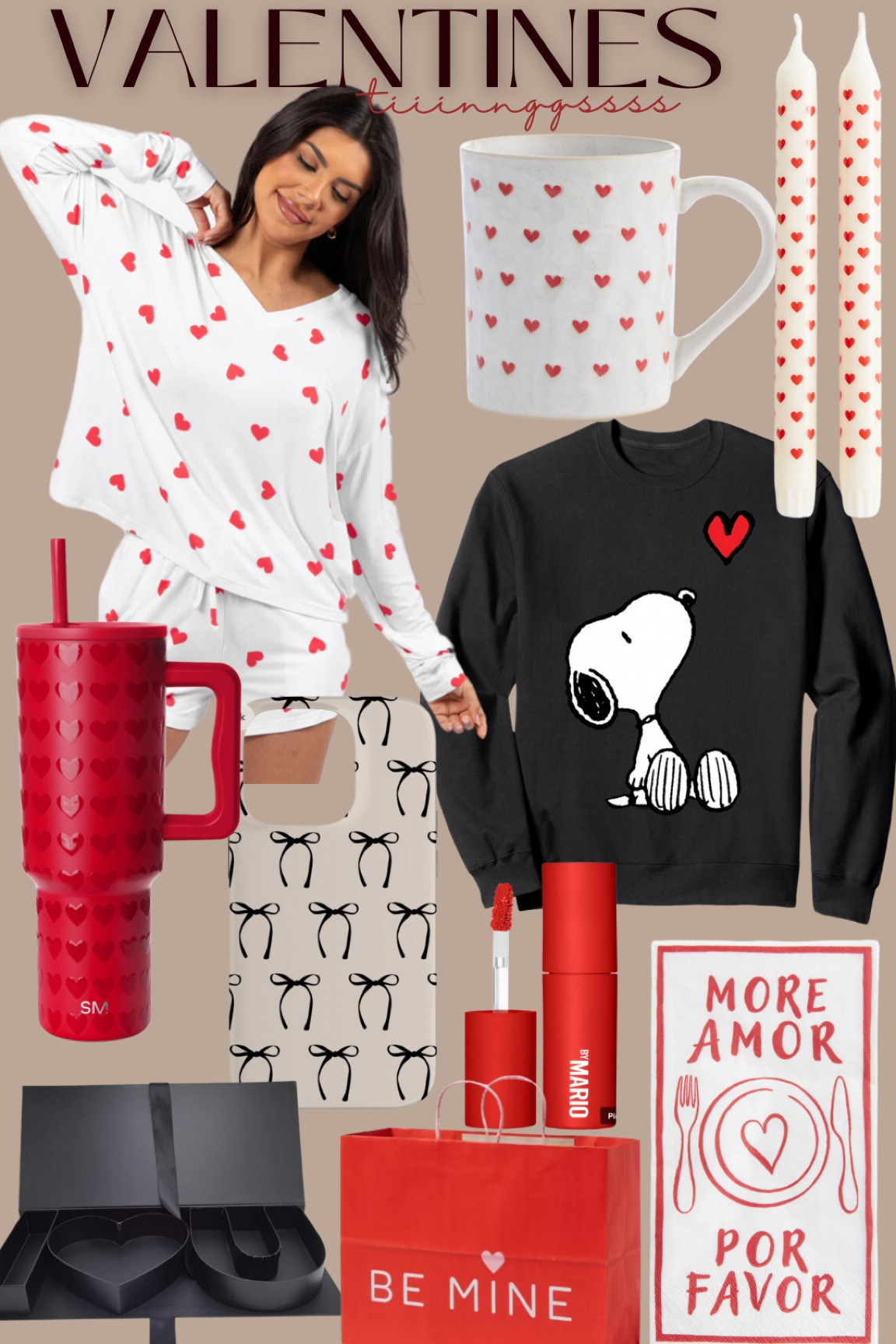 Valentines tings !! Valentines pajamas - valentines sweatshirt - heart tumbler - heart candles - valentines gift ideas - bow phone case - valentines party - galentines 

#LTKFindsUnder50 #LTKGiftGuide #LTKSeasonal