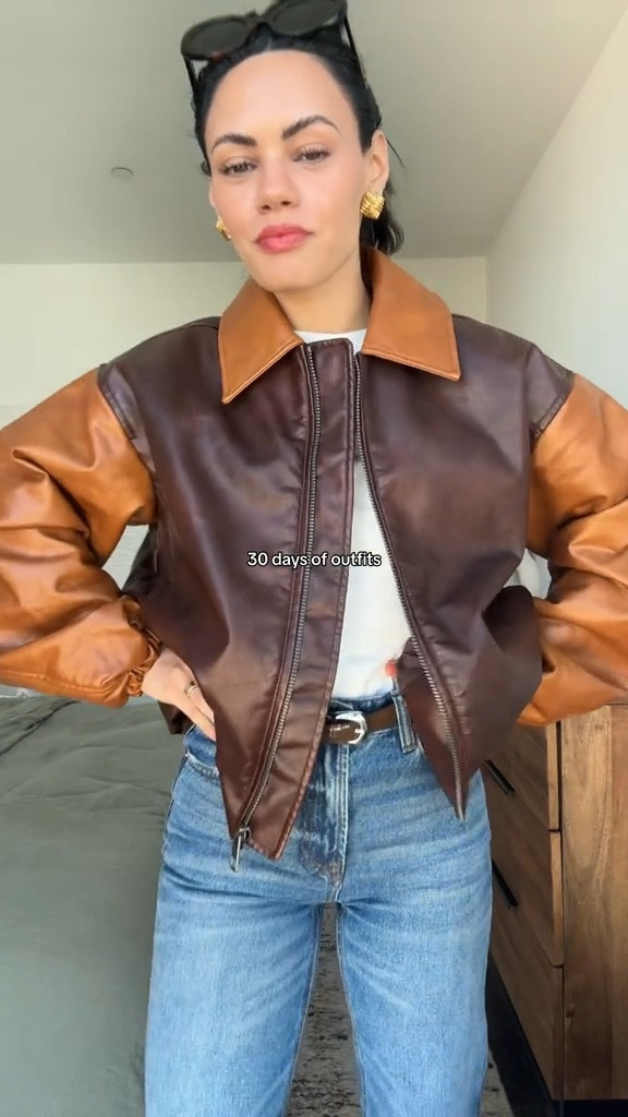 Lioness jacket, glrfrnd denim jeans, b low the belt, AG jeans white tee

#LTKSpringSale #LTKstyletip #LTKfindsunder100