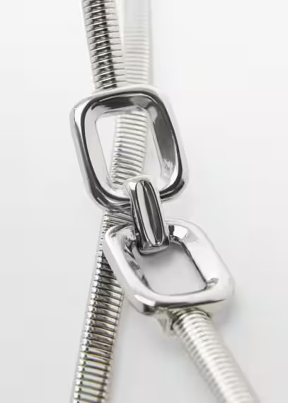 Skinny metal belt -  Women | Mango USA | MANGO (US)