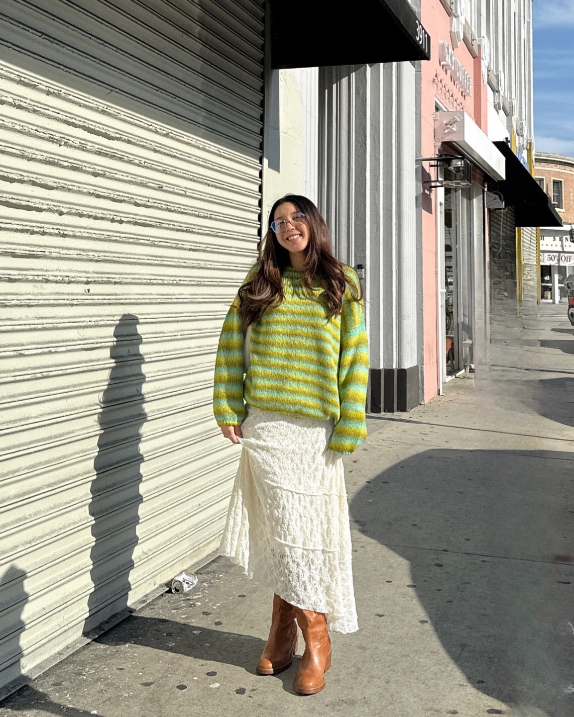 A little pop of color for winter 💚

winter fashion, sweater, boots

#LTKstyletip