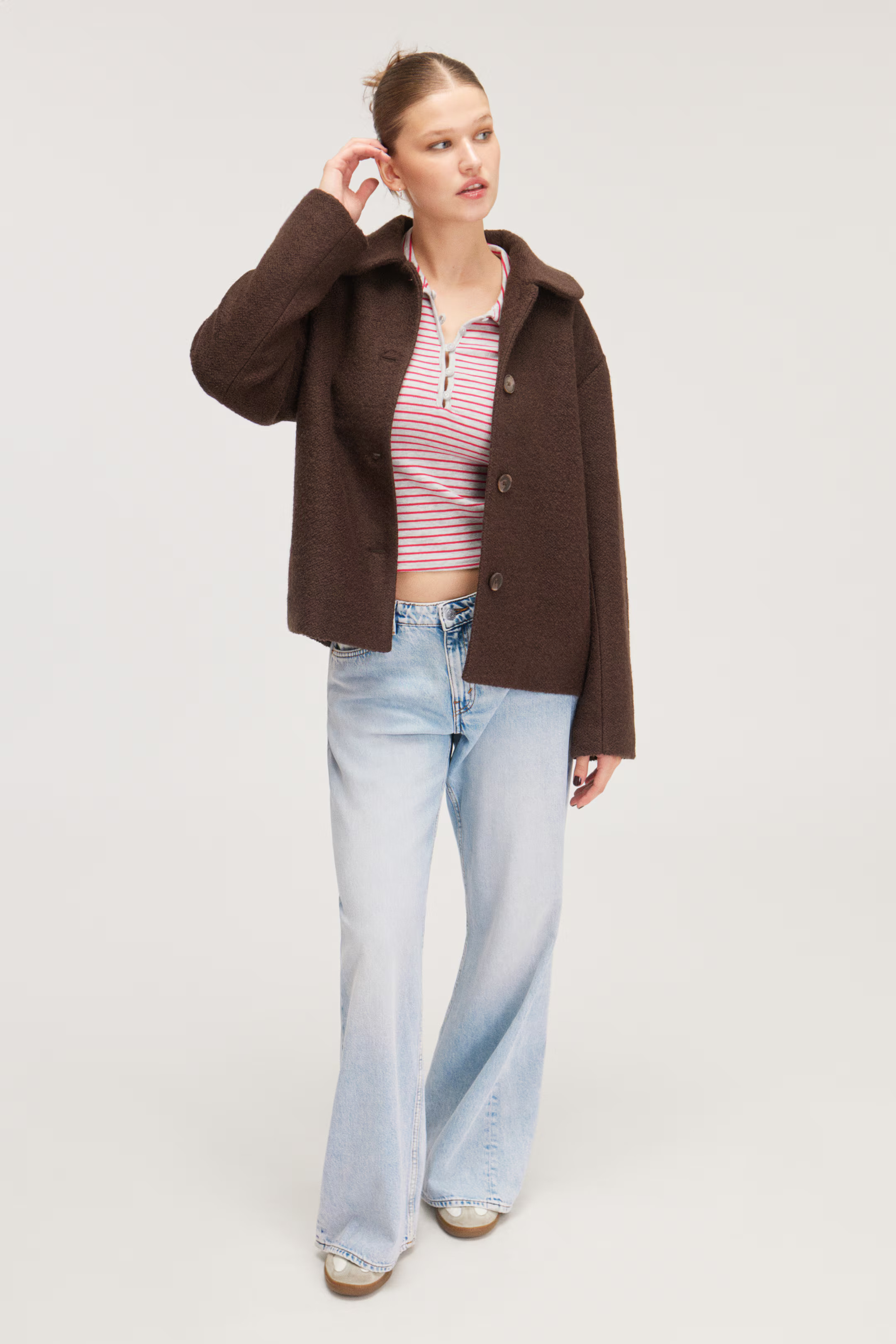 Single-breasted Wool Blend Jacket | H&M (UK, MY, IN, SG, PH, TW, HK)