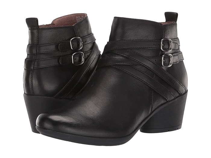 Dansko Roberta (Black Burnished Calf) Women's Shoes | Zappos