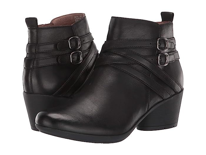Dansko Roberta (Black Burnished Calf) Women's Shoes | Zappos