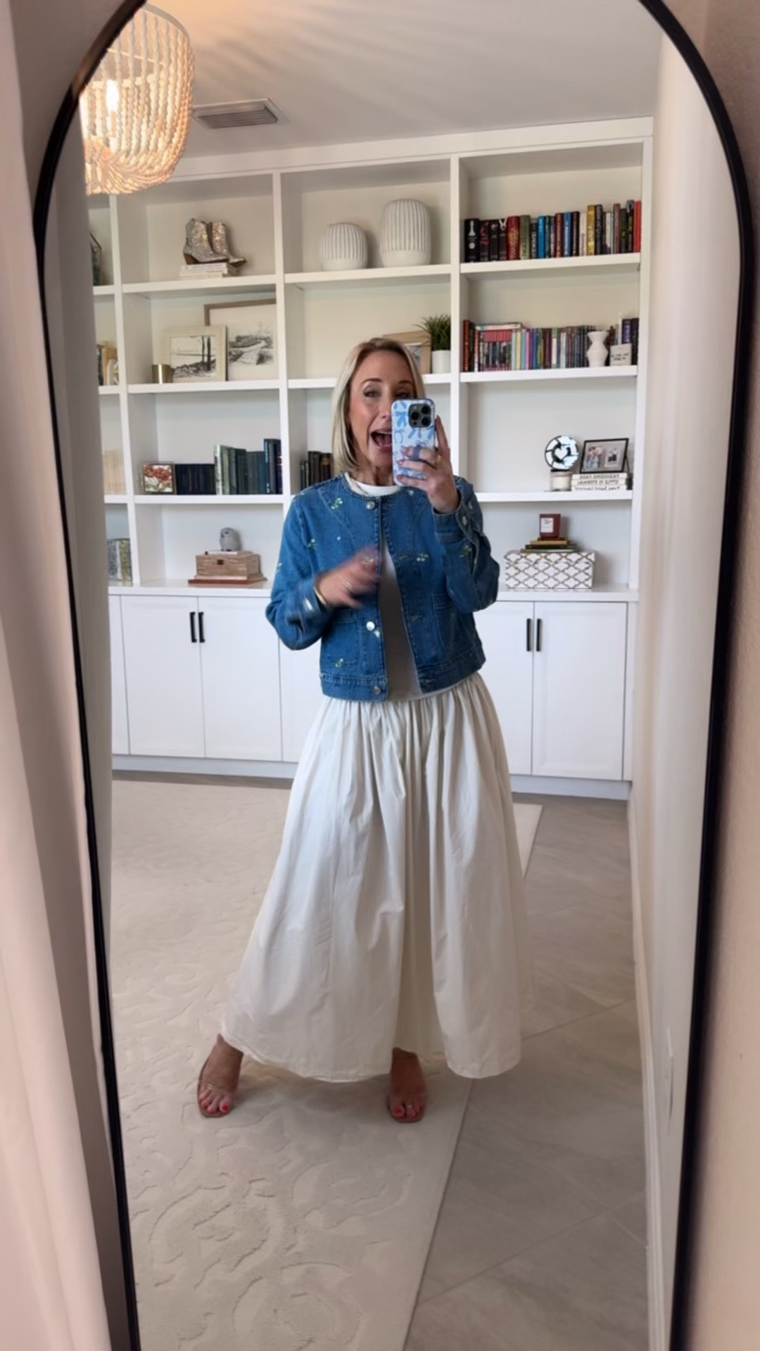 Walmart - denim haul: Embroidered Cropped Denim Jacket - size XS. $34. * Maxi Dress w/ Short Dolman Sleeves - size XS. $34. 2 colors.

 

#LTKSeasonal #LTKOver40