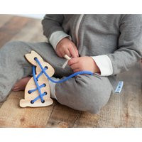 Easter Bunny Lacing Toy, Gift For Kids, Wooden Toys Toddlers, Montessori Toys, Wood Bunny, Basket Stuffers | Etsy (US)