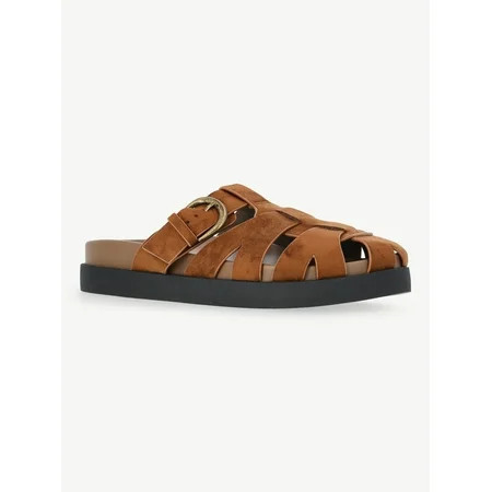 No Boundaries Faux Suede Fisherman Clogs Women s | Walmart (US)