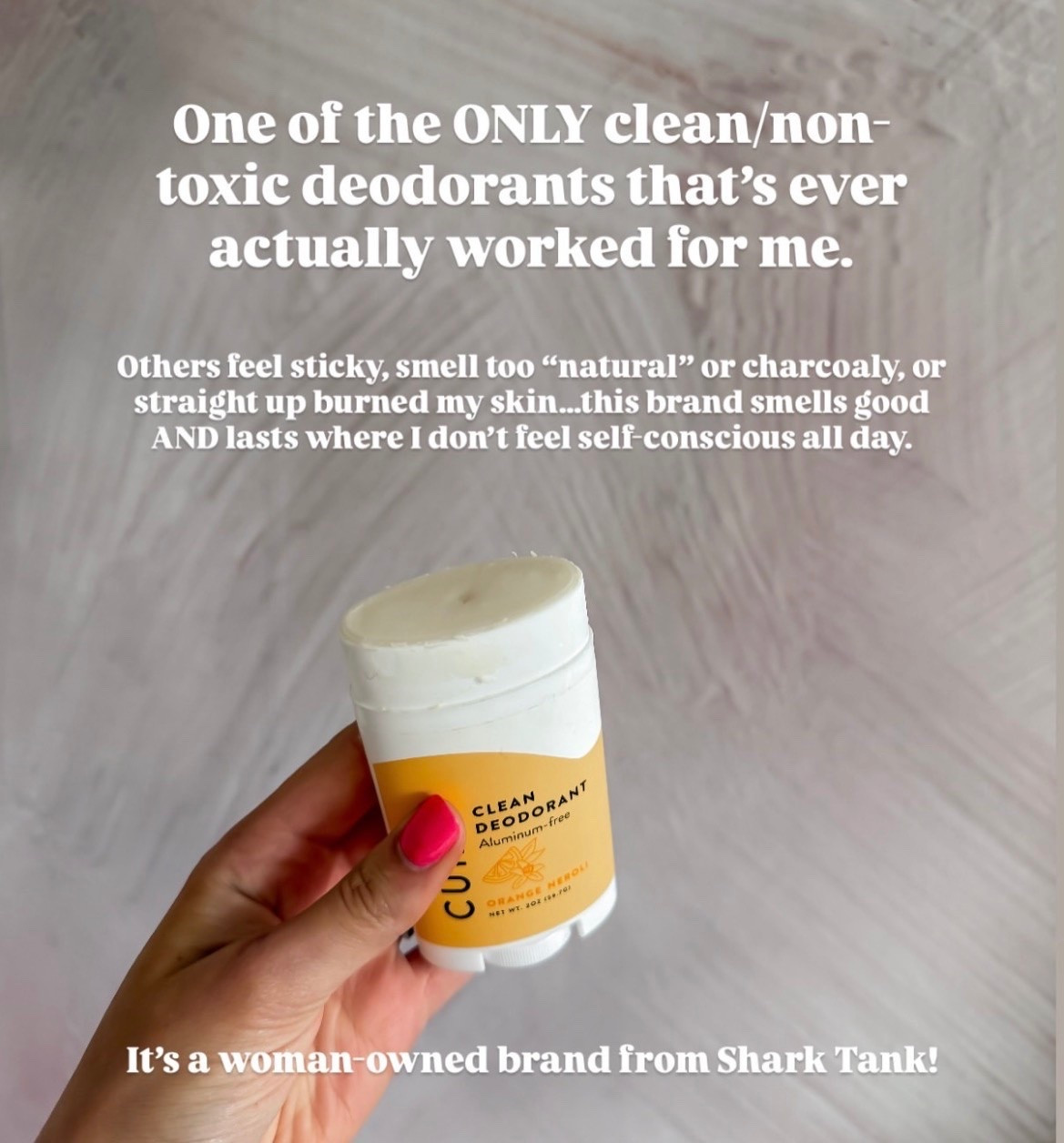 Others feel sticky or don’t work…but this natural deodorant lasts all day!

#LTKgrwm #LTKmorningroutine #LTKBeauty