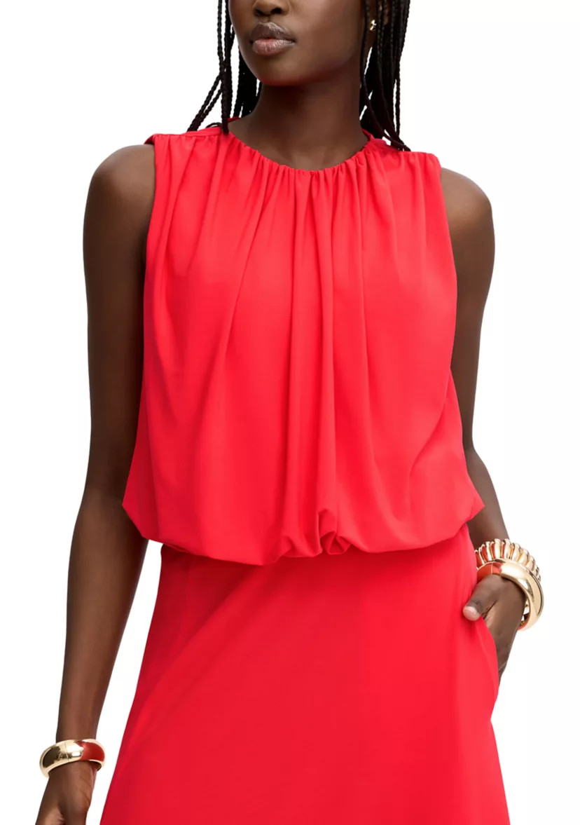 Women's Sleeveless Blouson Crop Top | Belk