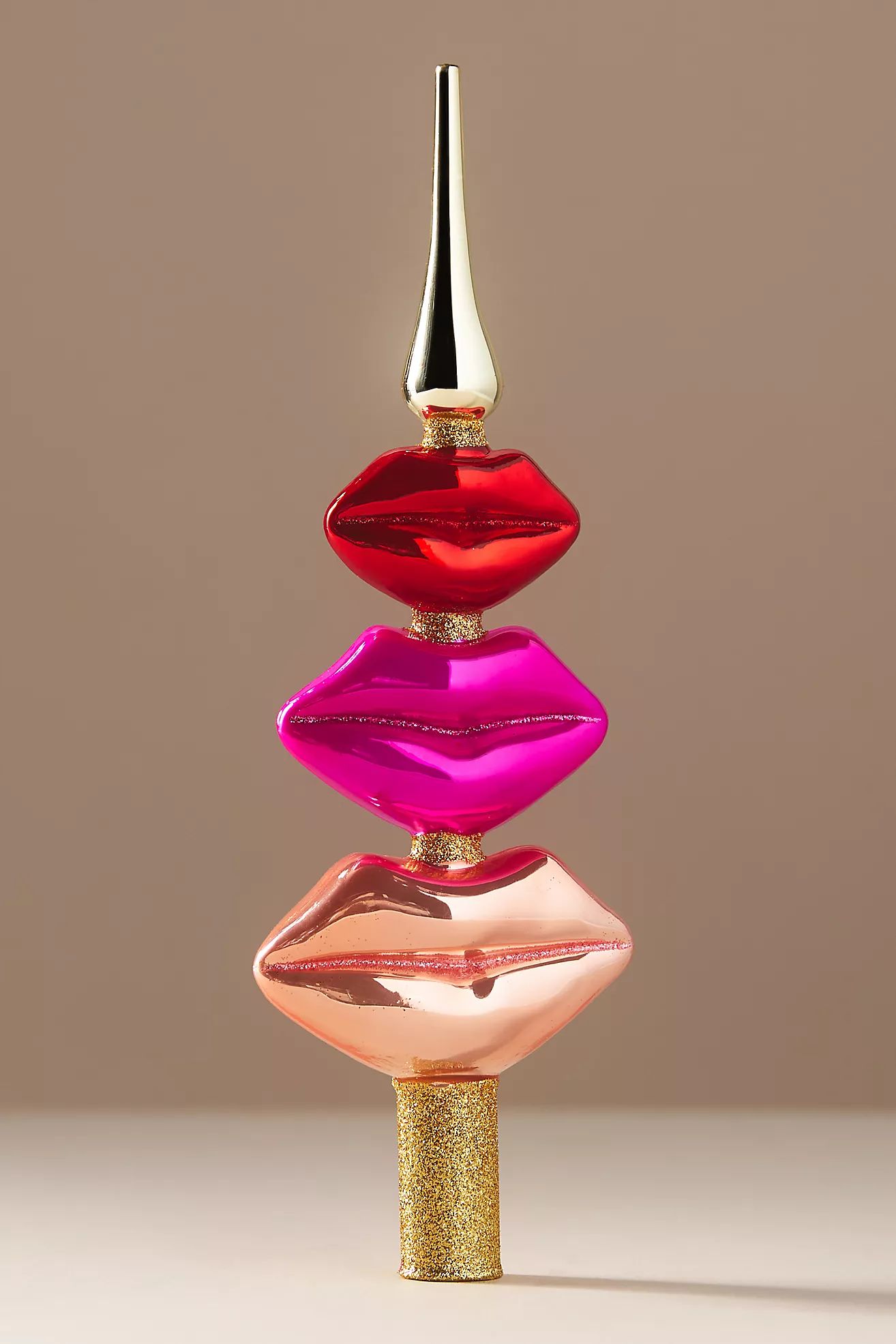 Lips Glass Tree Topper | Anthropologie (US)