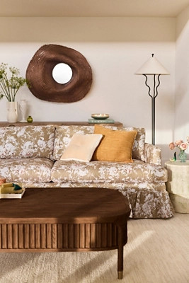 Bowen Frida Ruffle Two-Cushion Sofa | Anthropologie (US)