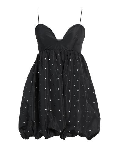 Pinko Woman Mini dress Black Size 2 Polyester, Glass, Brass | YOOX (US)