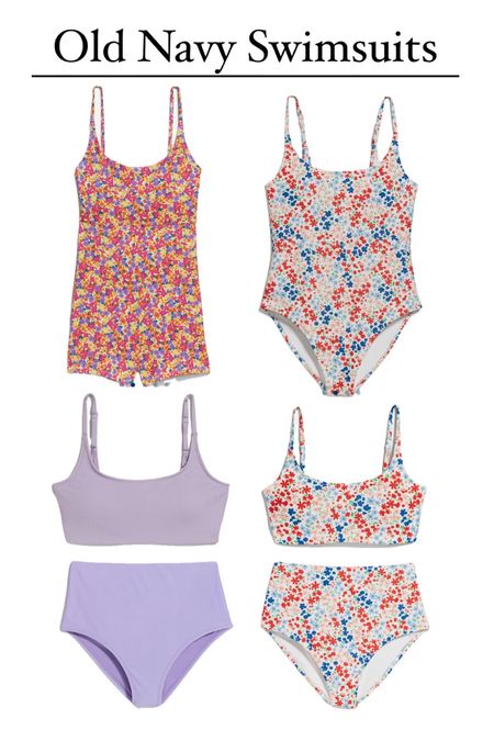 These are some of my top pick bathing suits from #Oldnavy! I love how they came out with a boy short one piece! Clever! #swimsuits 

#LTKSeasonal #LTKsalealert #LTKswim