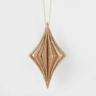 Glitter Ornate Diamond Christmas Tree Ornament Copper - Wondershop™ | Target