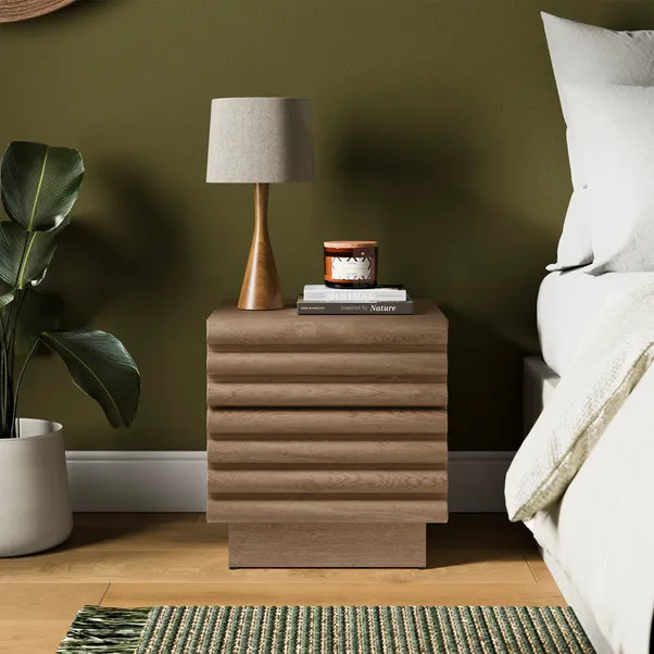Dax 2 Drawer Bedside Table | Dunelm (migrated)