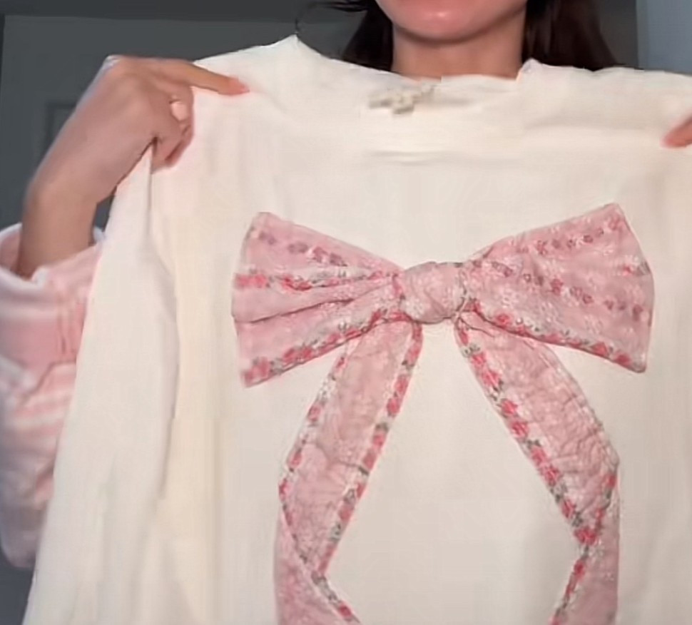 coquette sweater 