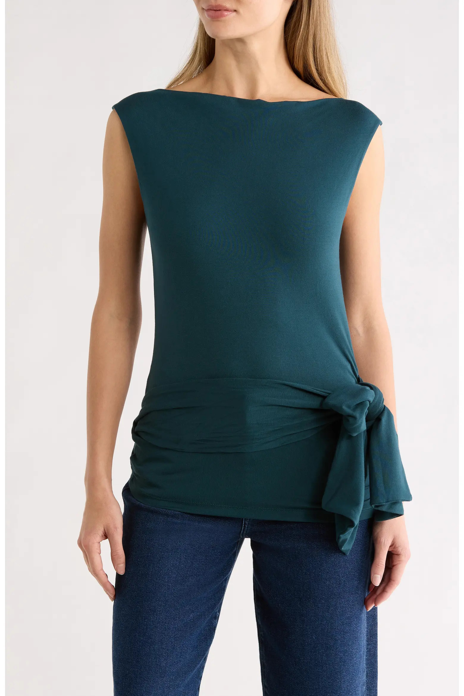 Renee C Side Tie Stretch Modal Top (Women) | Nordstromrack | Nordstrom Rack