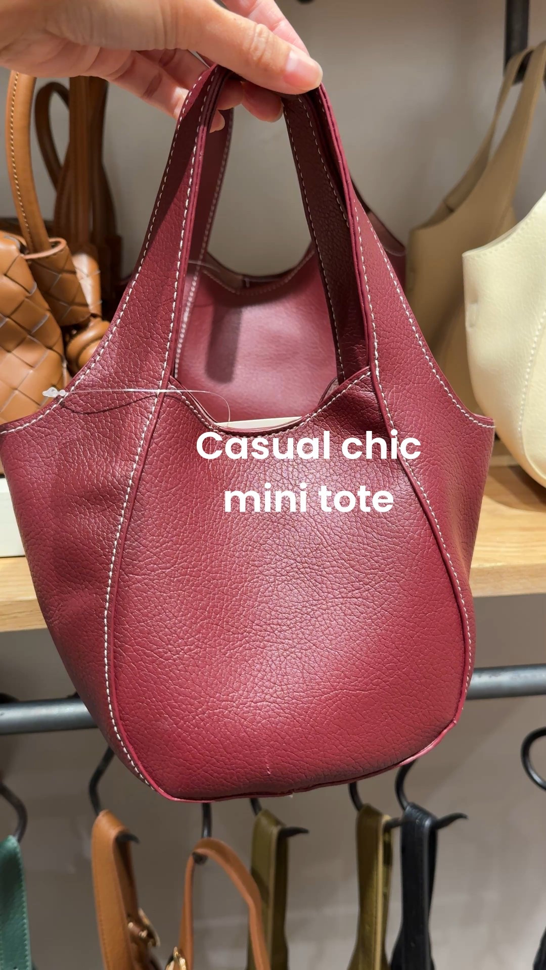 Casual chic mini tote bag  Comes with crossbody strap. Supple faux leather pebbled material. 


#LTKGiftGuide #LTKFindsUnder100 #LTKItBag