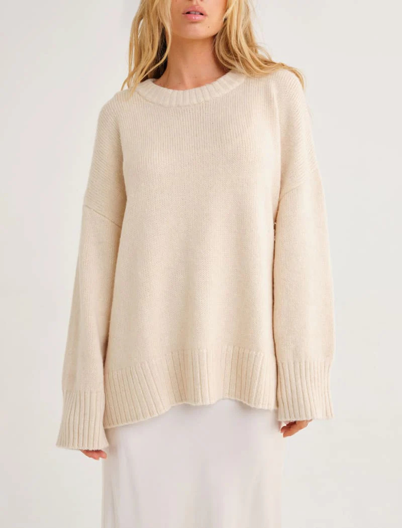 Fair Isle Sweater | Cream | Rumored