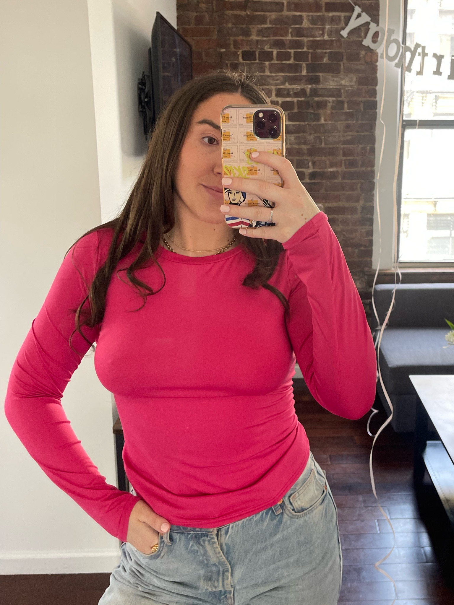 Skims dupe pink long sleeve

#LTKFind