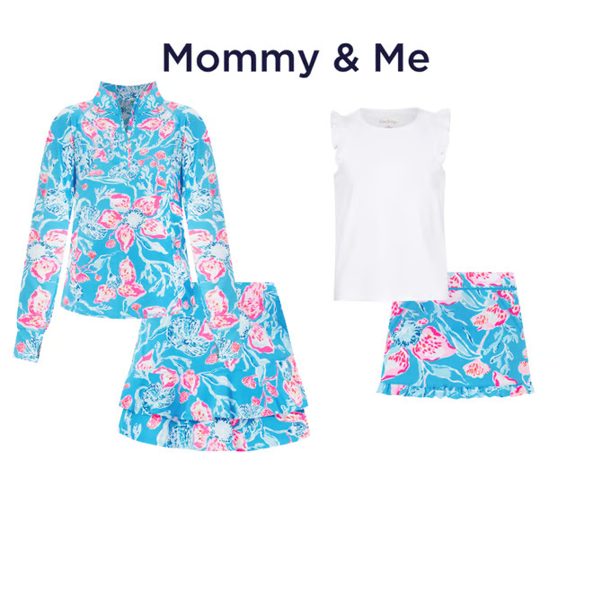 UPF 50+ Luxletic Girls Mini Anika Skort | Lilly Pulitzer | Lilly Pulitzer