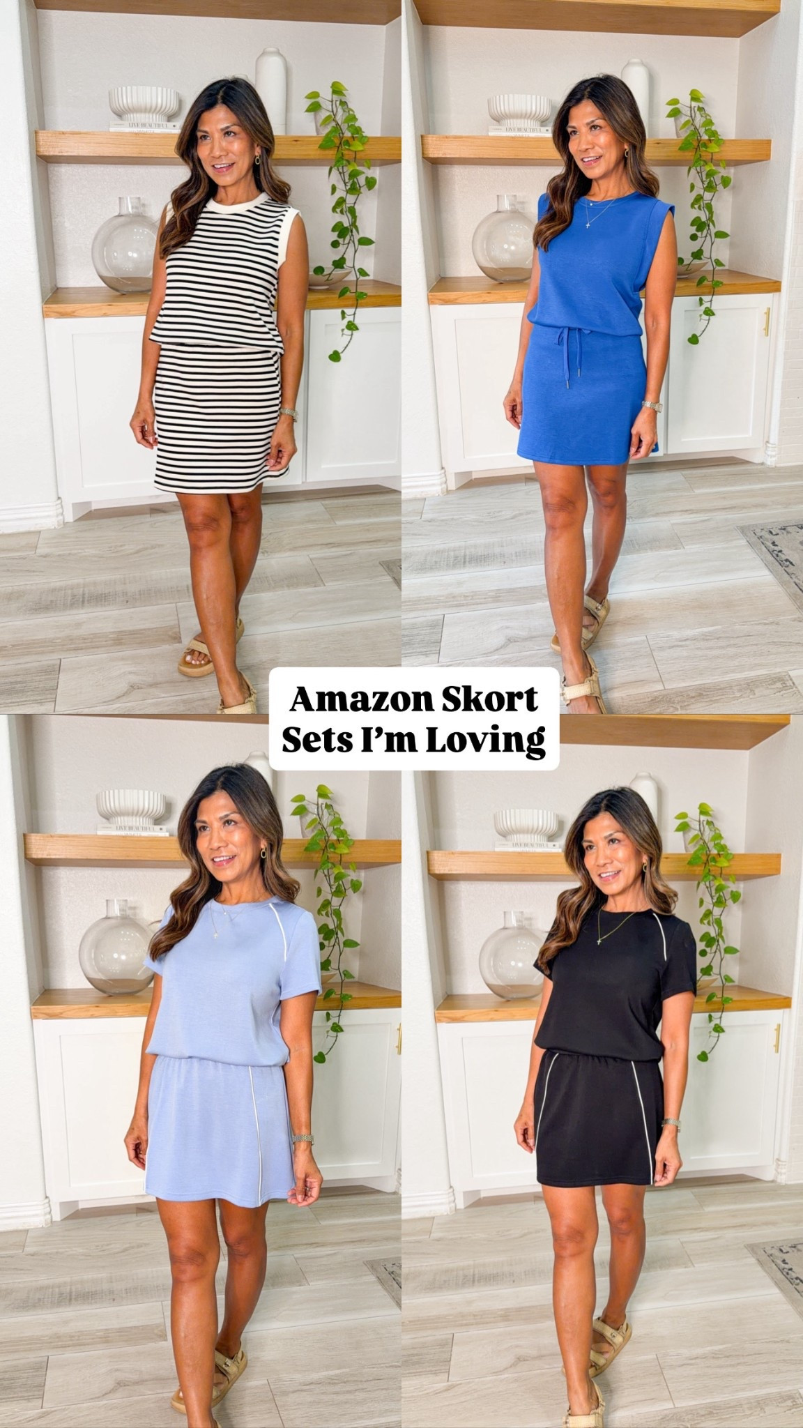 I’m 5’2” 118#ish for reference 
1 and 2 are wrinkle resistant!
All of these skorts sets are in size small tts.
Shoes tts.
Vacation outfit, Amazon finds, athleisure, casual outfit, fashion over 40, over 50 style, midlife fashion, petite fashion,midlife fashion, affordable fashion, fashion over40 



#LTKOver40 #LTKPetite #LTKTravel