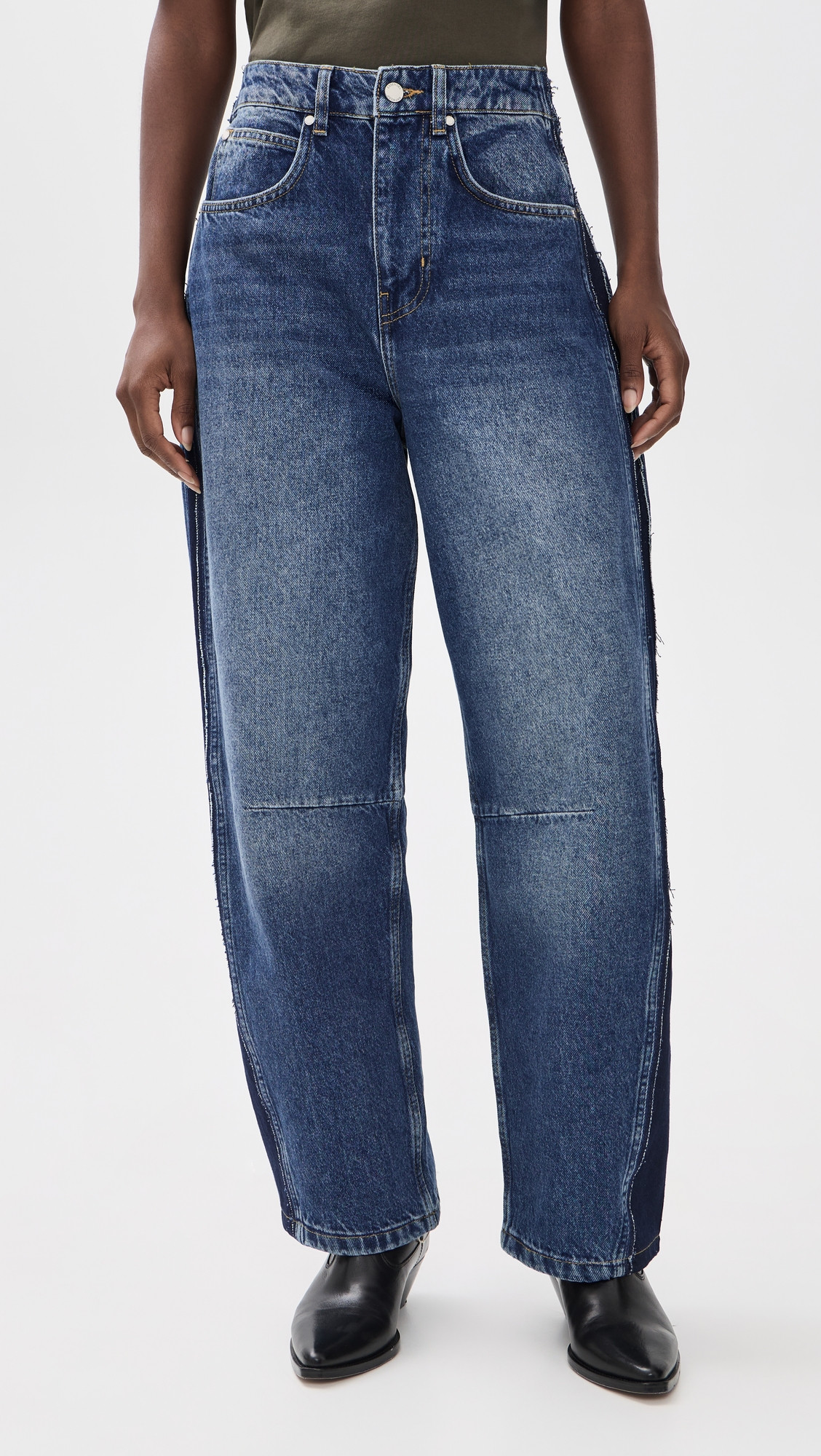 ESSENTIEL ANTWERP Kashba Patchwork Jeans Combo1 Midnight Wave 32 | Shopbop