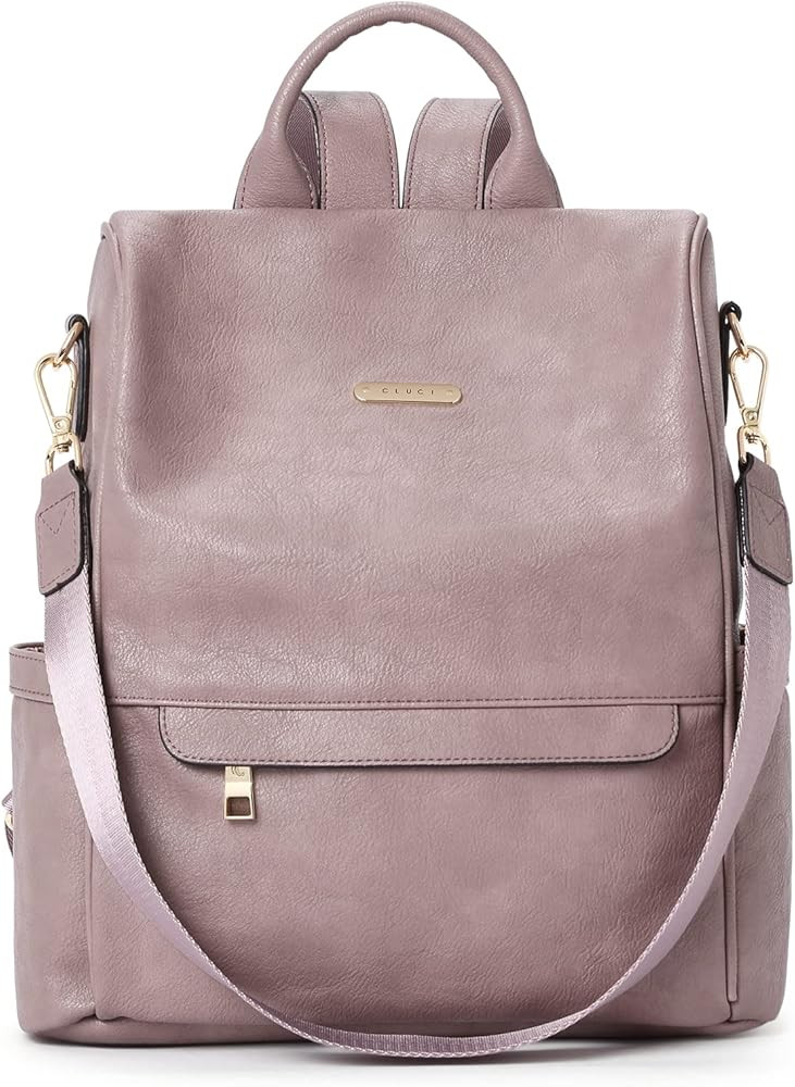 CLUCI Womens Backpack Purse Fashion Leather Anti-theft Large Designer Travel Ladies Shoulder Bags | Amazon (US)