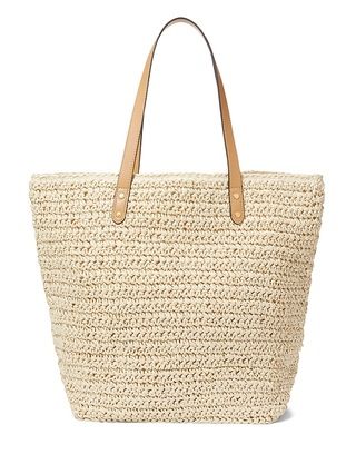 Large Straw Tote Bag | Banana Republic (US)