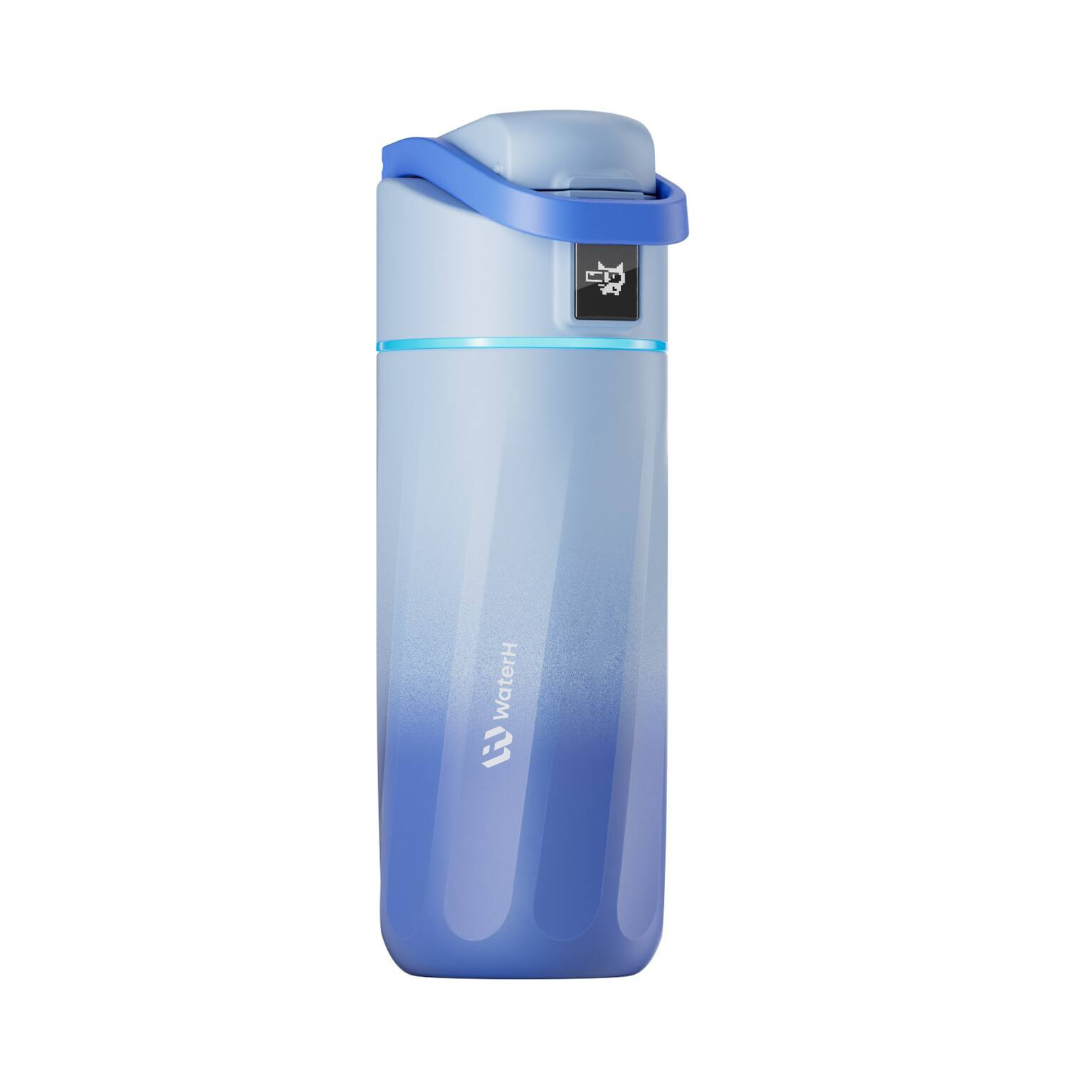 WaterH - Interactive 16oz Smart Water Bottle for Kids – Gamified Hydration Tracker with Parent Monitoring and Drop Protection - Blue | Best Buy U.S.