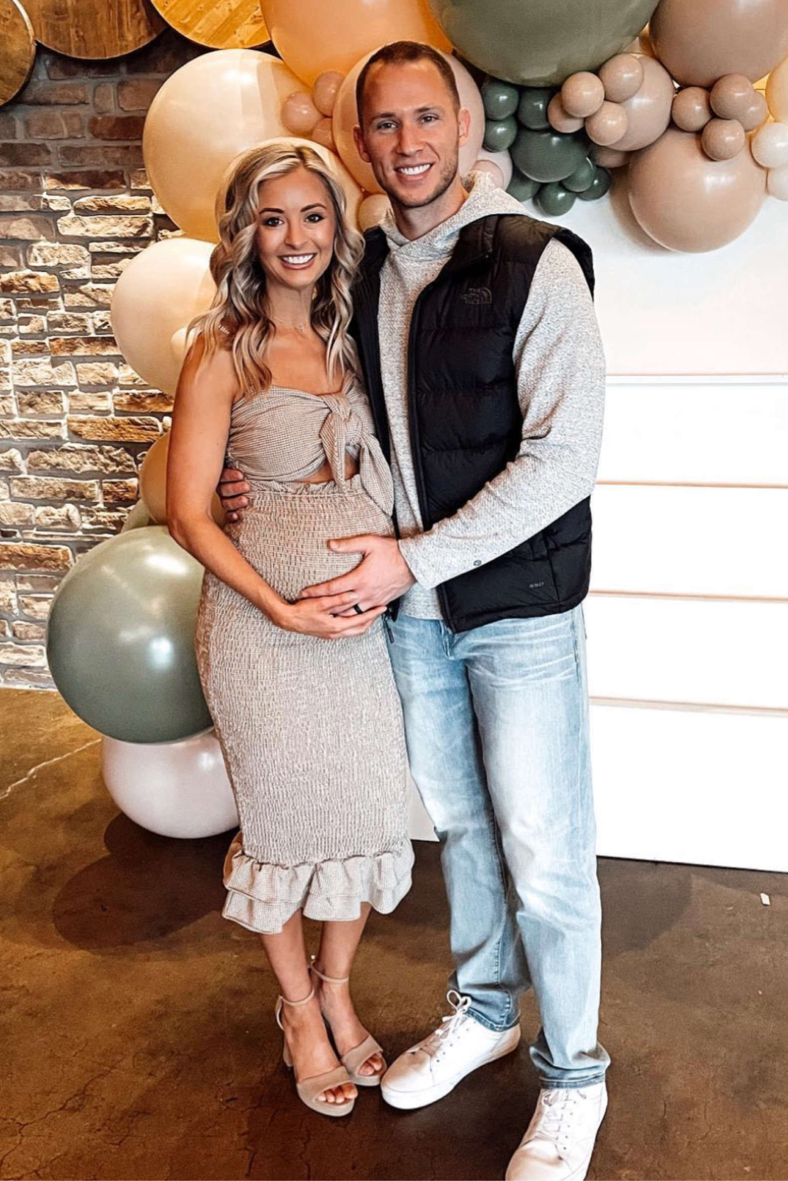 This maternity dress is perfect as a baby shower dress and for cute maternity date night outfits!

#LTKbump #LTKunder100 #LTKFind