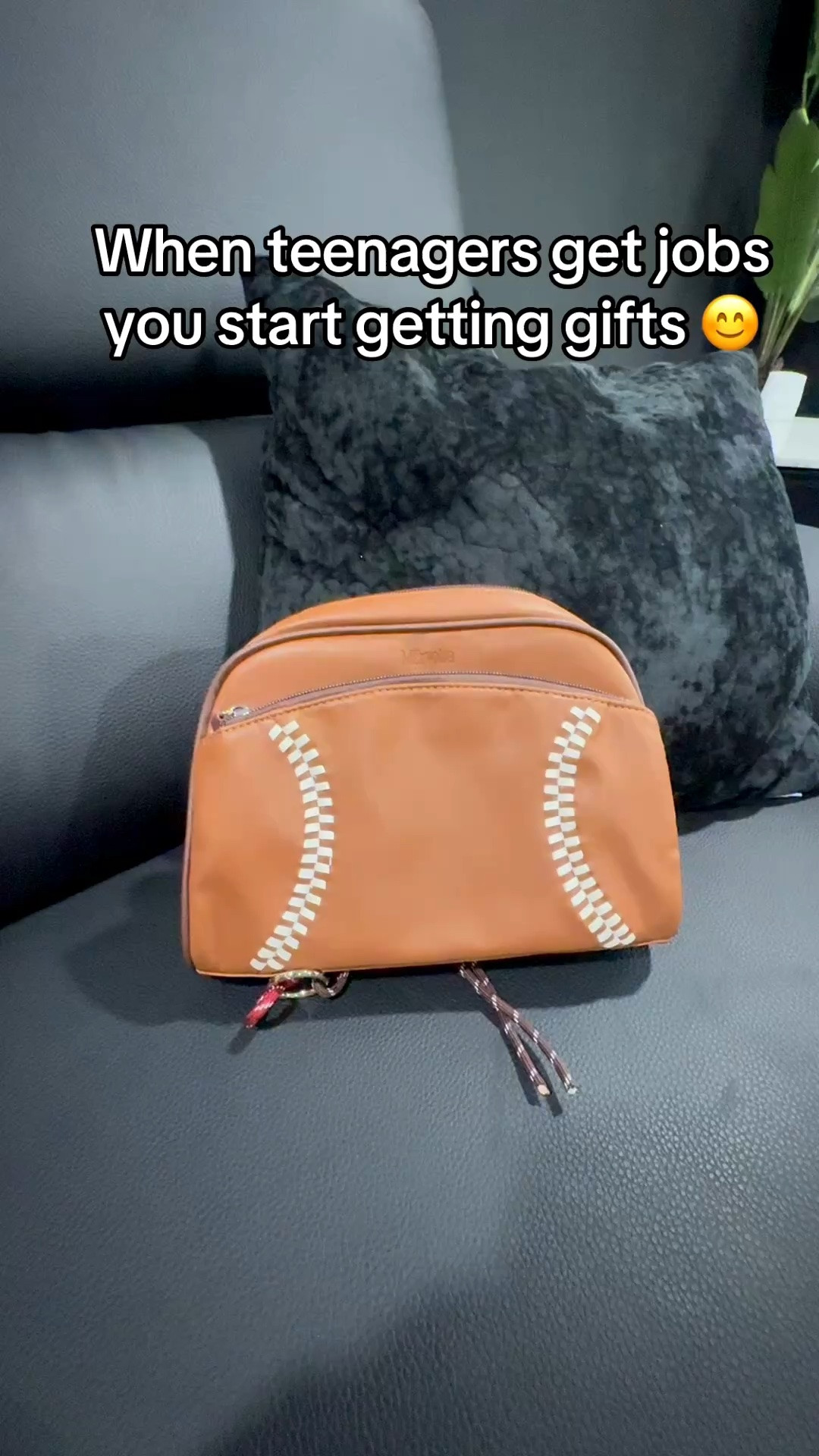 My teenage godson got a job and BABYYYYY… now I’m getting gifts 😂🎁 This football leather crossbody is so freaking cute! I already know it’s about to be my entire personality during Breland’s first tackle football season this fall 🏈🤎 Teenagers with paychecks? Yeah… I highly recommend 😭 #FootballMom #TackleFootballMom #AmazonFinds #BoyMom #FootballSeason #SportsMom #GiftedByMyGodson #AmazonFashion #CrossbodyBag #MomLife

#LTKgrwm #LTKmomlife #LTKootd