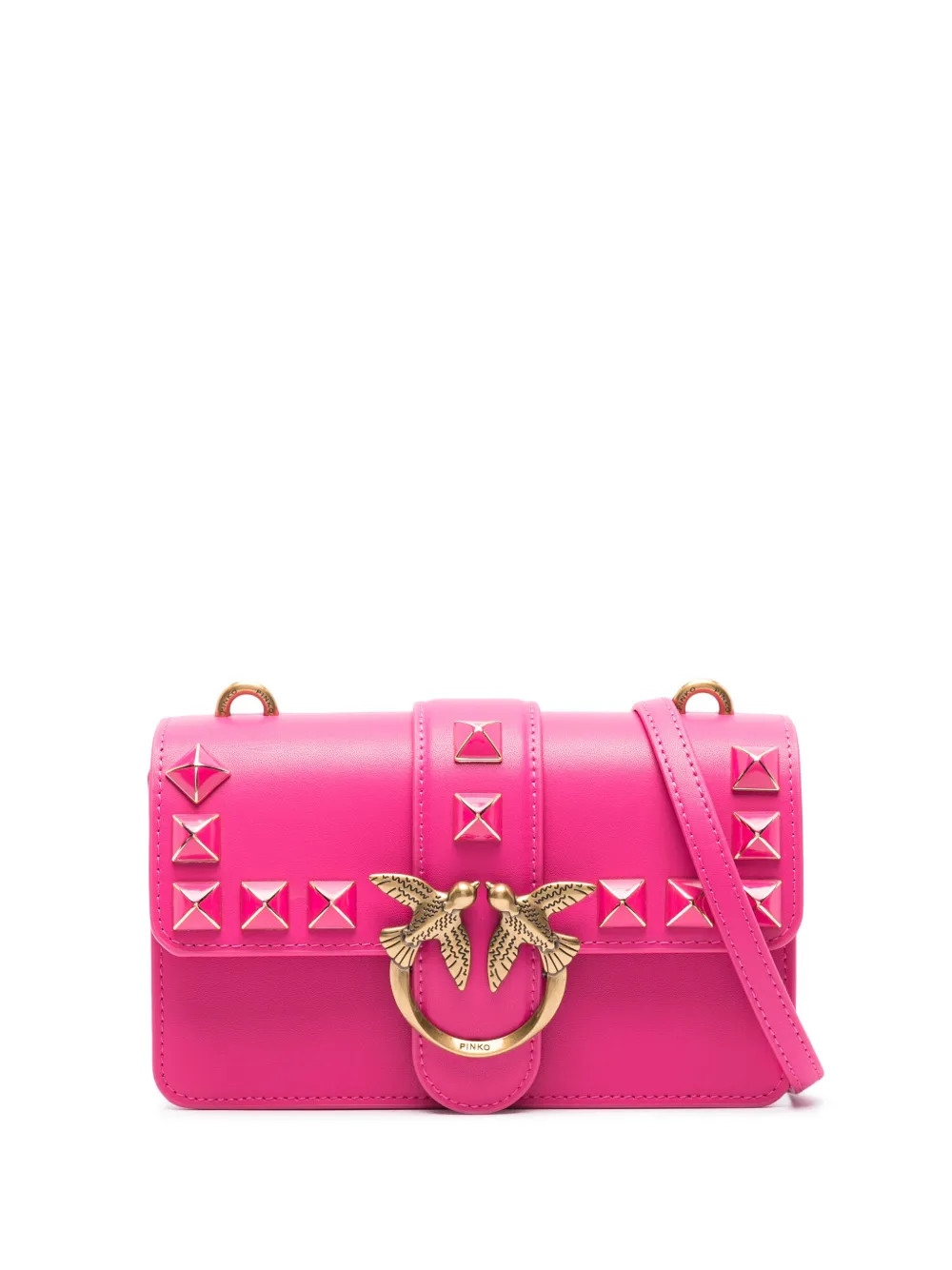 PINKO Borsa Love One Mini Con Decorazione - Farfetch | Farfetch Global